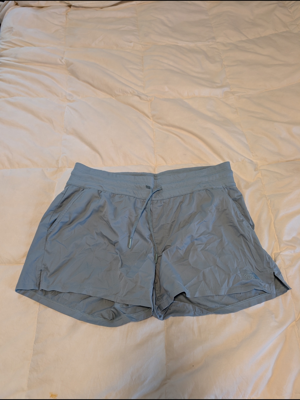 The North Face Women's Light Blue Athletic Shorts